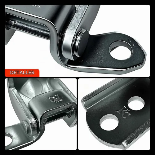 Vista 9 de A-Premium Conjunto de bisagra de puerta lateral superior del conductor delantero compatible con Nissan Altima 2002-2012, Sentra 2000-2012, Frontier