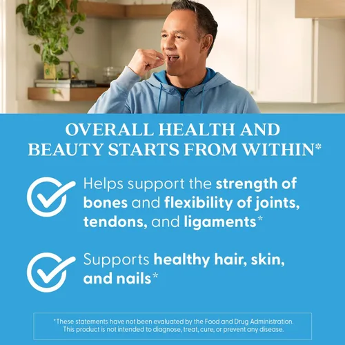 Vista 6 de Doctor's Best Péptidos de colágeno Tipos 1 & 3 - Suplemento de colágeno para mujeres y hombres, apoya la salud del cabello, la piel, las uñas