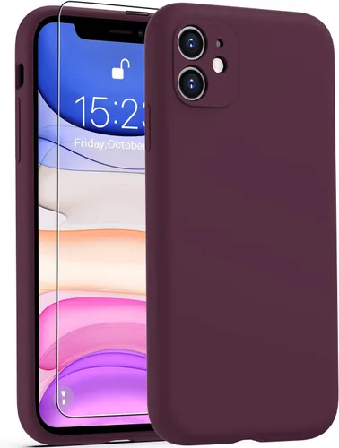 Vista 33 de Goodon Funda para iPhone 11 Pro con protector de pantalla - Protección mejorada de la cámara - Forro de microfibra suave - Funda protectora