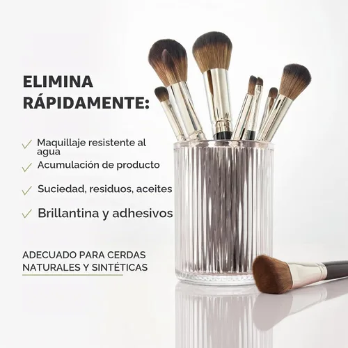 Vista 5 de CINEMA SECRETS Jabón limpiador de brochas de maquillaje vegano - Mini