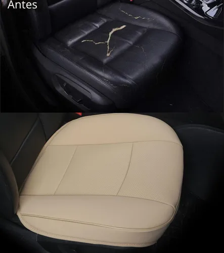 Vista 8 de Funda protectora de lujo para asiento de coche en cuero sintético - Funda para asiento delantero - Funda para base de asiento individual