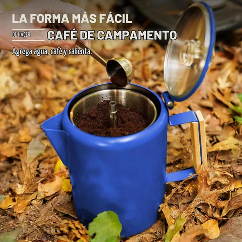 Vista 7 de COLETTI Bozeman Color Series - Cafetera percoladora - Cafeteras de camping - Percoladora favorita de campamento - Sin aluminio o plástico