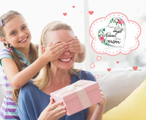 Vista 4 de SICOHOME Regalo conmemorativo para la pérdida de la madre, regalos de condolencia por pérdida de la madre duelo funeral en memoria de un ser