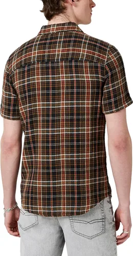 Vista 2 de Buffalo David Bitton Camisa de manga corta con botones para hombre