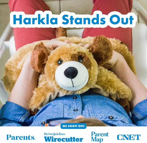 Vista 3 de Harkla Almohadilla de regazo ponderada para niños (marrón)