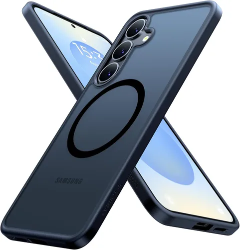 Vista 10 de TORRAS - Funda protectora magnética para Samsung Galaxy S23 6.1 pulgadas, prueba de caídas de grado militar, apta para MagSafe, parte trasera