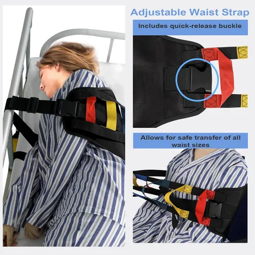 Vista 7 de Cinturón de transferencia para cinturones de marcha para ancianos con asa Heavy Duty Patient Lift Belt,Mobility Lifting Aid,Gate Belts Medical for