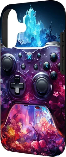 Vista 2 de Video Game Controller Gamer Funda para iPhone 17 para niños, adolescentes y hombres amantes
