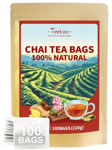 Vista 56 de TeeLux - Bolsas de té de cebada, sabor a nuez y tostado, sin cafeína, 0.07 oz x 50 bolsas Té de grano de cebada asada con aroma a nuez, sin
