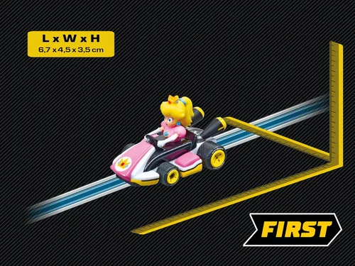 Vista 2 de Carrera 20065019 First Nintendo Mario Kart - Coche de tragamonedas melocotón