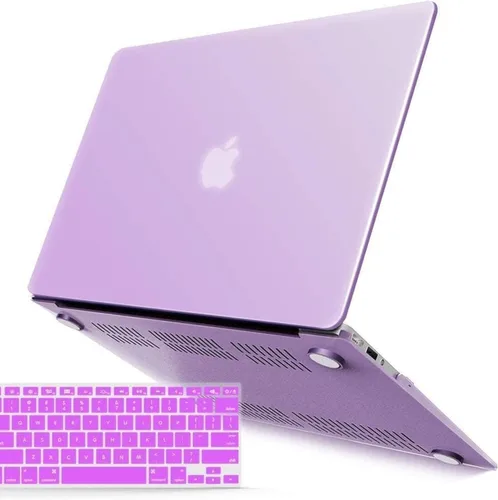 Vista 57 de IBENZER - Funda compatible con MacBook Air de 11 pulgadas, modelo A1370 A1465, funda de plástico suave al tacto, rígida, en paquete con funda