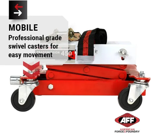 Vista 4 de AFF Gato de transmisión manual – Utiliza un trinquete de transmisión de 1/2 pulgada para operar – para transmisiones y tanques de gas en vehículos