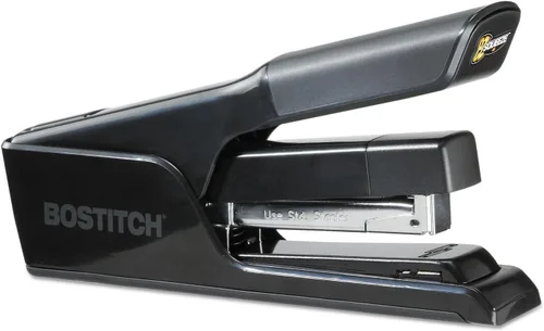 Vista 3 de Bostitch Office EZ Squeeze Engrapadora de Escritorio de Grapa Plana de 40 Hojas, Esfuerzo Reducido, Negro (B9040)