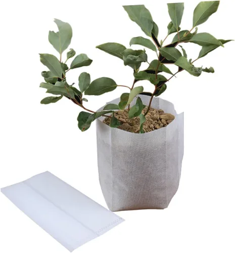 Vista 4 de 200pcs Non-Woven Fabric Grow Bags for Seedlings, White Xmas