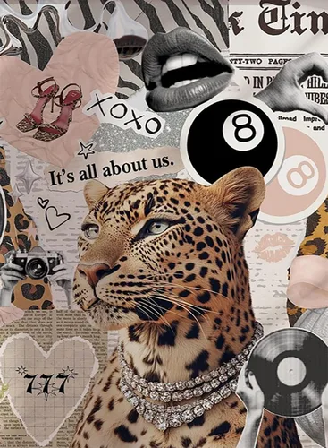 Vista 17 de Kits de arte de diamante para adultos principiantes, modernos kits de pintura de diamante con lunares de leopardo 5D, gemas y manualidades DIY