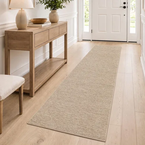 Vista 21 de DEXI Tapete delgado para puerta de entrada interior, 24 x 36 pulgadas Beige