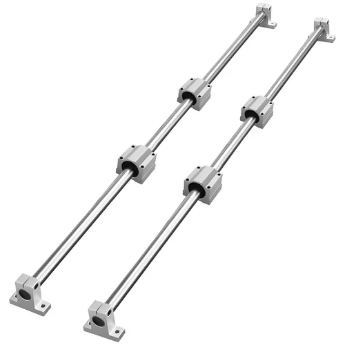Vista 13 de VEVOR Actuador de etapa lineal, carrera efectiva de 100 mm, guía de movimiento lineal CNC de husillo de bolas, eje óptico doble, C7 de alta