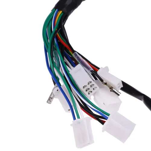 Vista 5 de Anxingo Arnés de Cableado de Arranque Eléctrico Quad Arnés Completo Compatible con ATV UTV Quad Chino 4 Ruedas 50cc 70cc 90cc 110cc