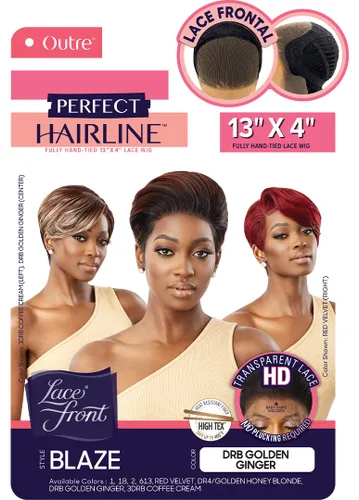 Vista 6 de Outre Perfect Hairline - Peluca de encaje frontal HD 13x4 BLAZE (613)