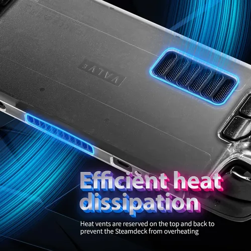 Vista 4 de Accesorios para cubierta de vapor, funda rígida transparente para cubierta de vapor, protector de pantalla de cubierta de vapor, vidrio templado