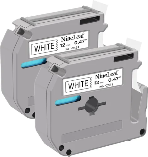 Vista 12 de NineLeaf Cinta de etiquetas de repuesto compatible para Brother P-Touch M-Tape M521 MK521 M-K521 funciona con Ptouch PT-M95 PT-90 PT70 PT-65 PT85