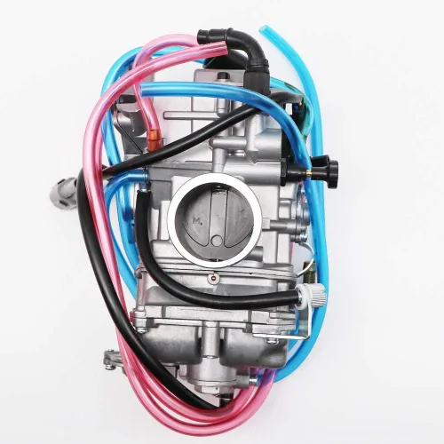 Vista 6 de Carburador KIPA para YAMAHA WR400F 1998-2000 WR426F 2001-2002 WR450F 2003-2011 YZ400F 1998-1999 YZ426F 2001-2002 YZ450F 2003-2009 Lado plano FCR40