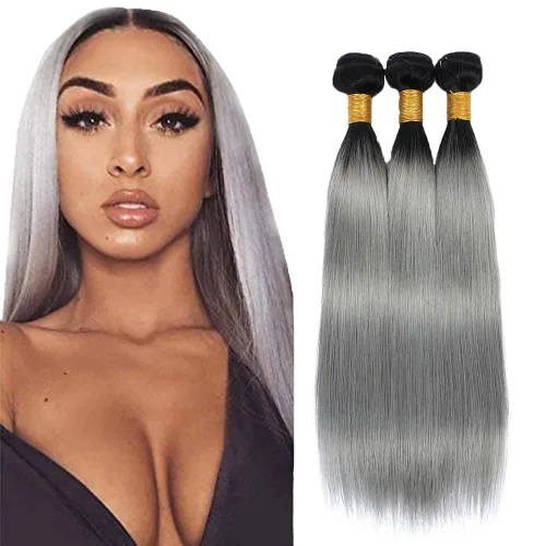 Vista 156 de 300g 1B27 Human Hair Bundles Honey Blonde Bundles Human Hair 10A Brazilian Virgin Remy Hair Extensions 8 10 12 Inch
