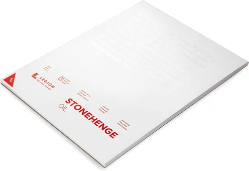 Vista 2 de Stonehenge Aceite 11.29 oz 12x16 Almohadilla Blanca, 12 Hojas