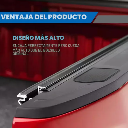 Vista 7 de Fundas de bolsillo para estaca para riel de cama, compatibles con GMC Sierra 1500/Chevy Silverado 1500 2014-2018 y Silverado/Sierra 2500/3500HD