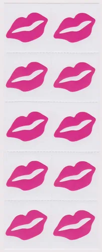 Vista 2 de Stickers Labio corporal 100 CT