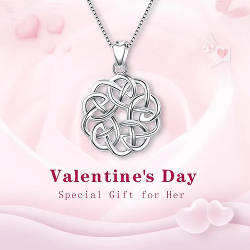 Vista 2 de EVER FAITH Collar con colgante simple de plata de ley 925, joyería para mujer, regalo significativo para hija de mamá, regalos de joyería para mamá