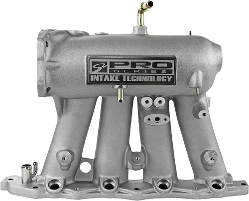 Vista 2 de Skunk2 Racing 307-05-0290 Colector de admisión Pro Series plateado para motores Honda Serie B VTEC