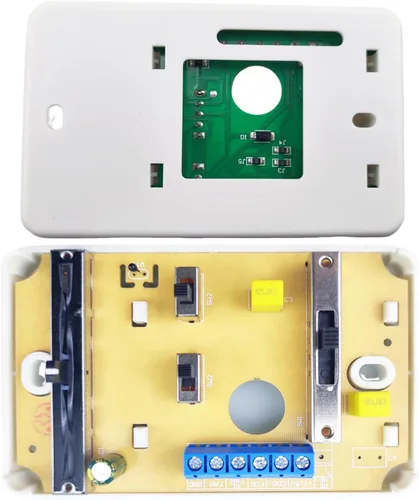 Vista 6 de Termostato para RV (solo enfriamiento/calefacción del horno) Controlador analógico de 6 cables para sistema de calefacción y enfriamiento