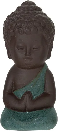 Vista 13 de Mini estatua de Buda, estatua de Buda de bolsillo, pequeña estatua de Buda, estatua de Buda bebé, escultura de Buda pequeña, Buda sentado, Buda