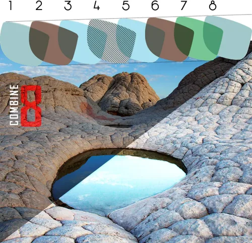 Vista 5 de OOWLIT Lentes de repuesto compatibles con gafas de sol Oakley Mainlink