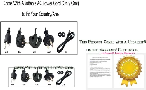 Vista 5 de UpBright Adaptador de 2 clavijas de 29 V CA/CC compatible con el modelo CL2902-B CL2902B CL2902-1 CL29021 CL 2902 B CL2902-E CL2902E CL2902-A