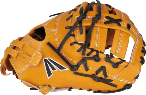 Vista 4 de Easton Professional Collection Fastpitch Softball Glove Bronceado/Negro Web de barra doble de poste único
