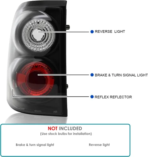 Vista 3 de luces traseras para Ford Explorer Xlt Xls Nbx, Negro