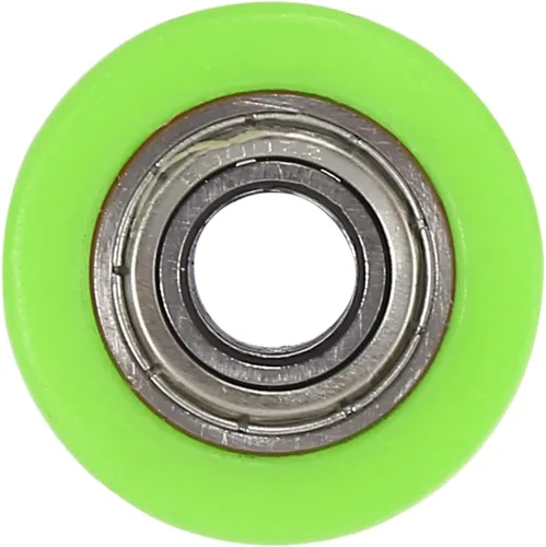 Vista 7 de Motoforti 0.394 in agujero 1.063x1.299 in cadena rodillo polea deslizante tensor rueda guía verde para motocicleta ATV