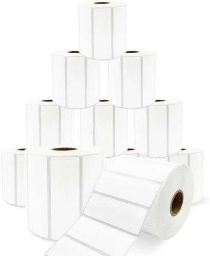 Vista 8 de Etiquetas térmicas compatibles de reemplazo para Zebra (【2" x 1"】 16 rollos/20800 etiquetas)