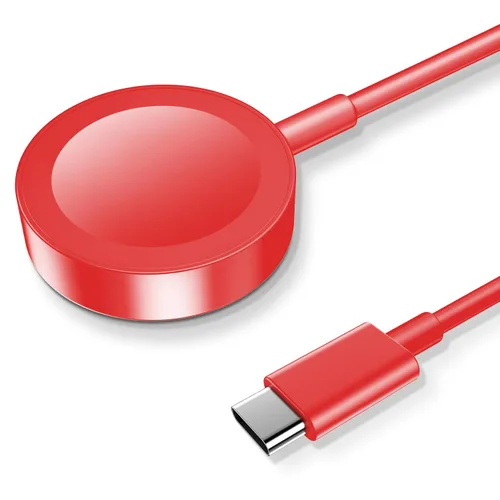 Vista 11 de Cable de carga magnético para cargador de Apple Watch, puerto USB C, cable de carga inalámbrico compatible con iWatch Series