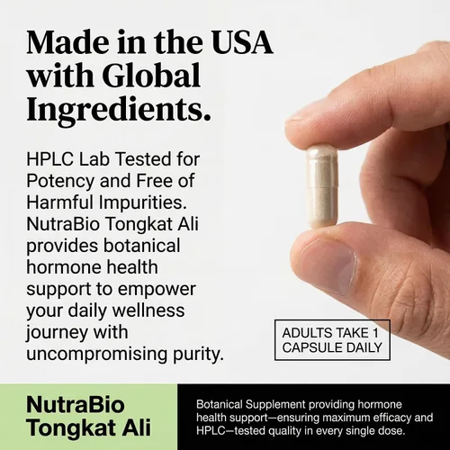 Vista 7 de NutraBio Tongkat Ali Longjack 100 Suplemento – Apoyo natural para masa muscular, fuerza, rendimiento – Longjack Tongkat Ali para hombres – 200 mg