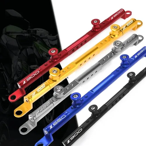 Vista 2 de Para Kawasaki Z650 Z900 Z400 Z1000 Accesorios de motocicleta CNC motocicleta multifuncional barra transversal barra de equilibrio