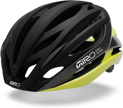 Vista 4 de Casco Giro Syntax MIPS de ciclismo de carretera para adulto Resaltar Amarillo/Negro (Descontinuado)
