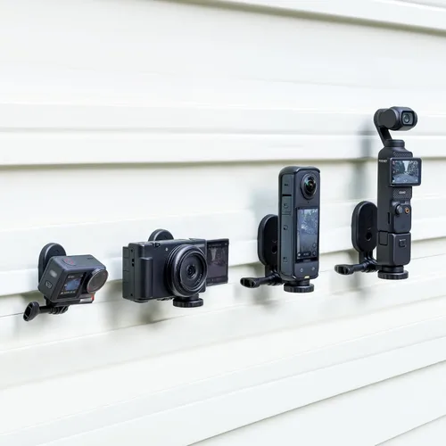 Vista 8 de JJC Soporte de montaje magnético con tornillo de 1/4"-20 para DJI Osmo360 Action 5 Pro 4 3 para Insta360 X5 X4 X3 Ace, Pocket 3 OSMO360, base