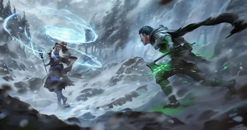 Vista 4 de IVION: The Rune and The Rime APE Games Juego de mesa 2 jugadores 20-60 minutos Edades 14 + Fantasía Duelo de héroes Construcción
