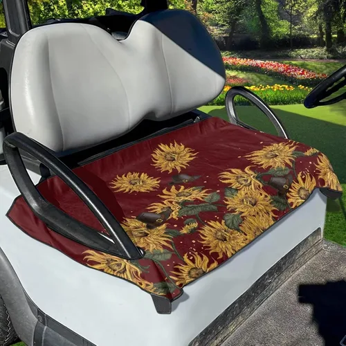 Vista 14 de Accesorios para carrito de golf, fundas de asiento para EZGO, ajuste universal, mantas de toalla de asiento para carrito de golf, fácil de instalar