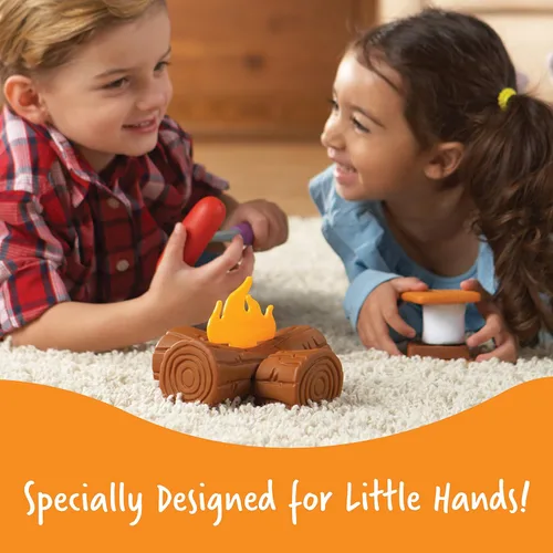Vista 2 de Learning Resources New Sprouts Camp Out! Mi propio set de camping - 11 piezas, a partir de 18 meses, juguetes para exteriores para niños pequeños