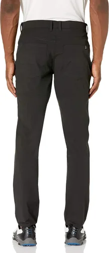 Vista 2 de PGA TOUR - Pantalón de golf para hombre con 5 bolsillos Jaspeado Negro