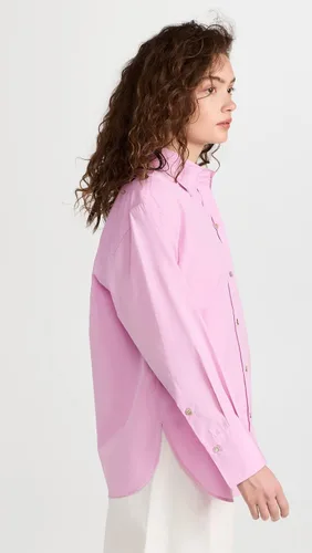 Vista 4 de Vince Mujer Oversized LS Camisa